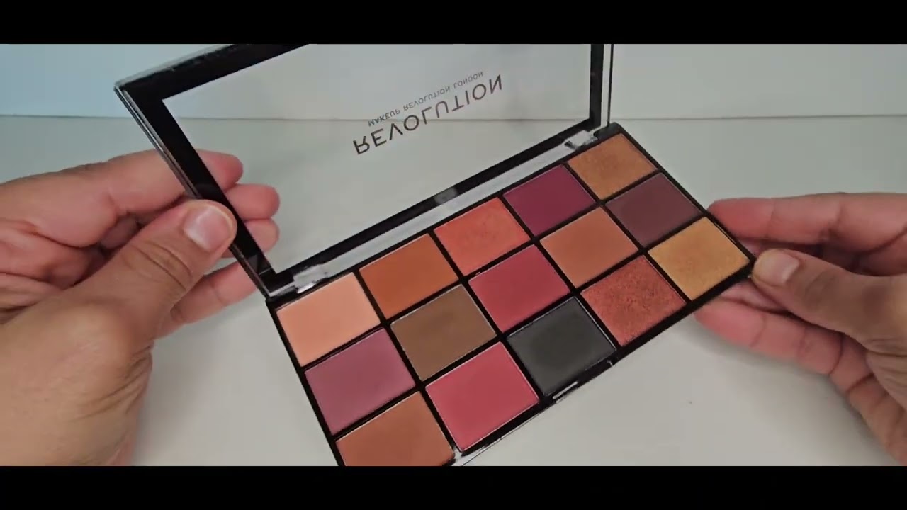 makeup revolution, re- loaded  eyeshadow palette (newtrals 3)