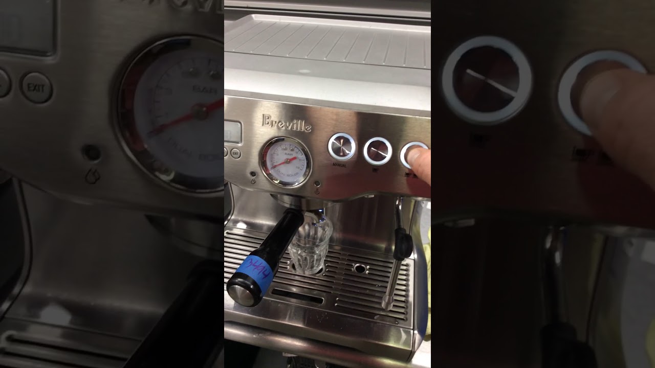 Breville Dual Boiler Espresso Machine Service Complete &mdash; Test Shot After Full Tune-Up | Kanen Coffee