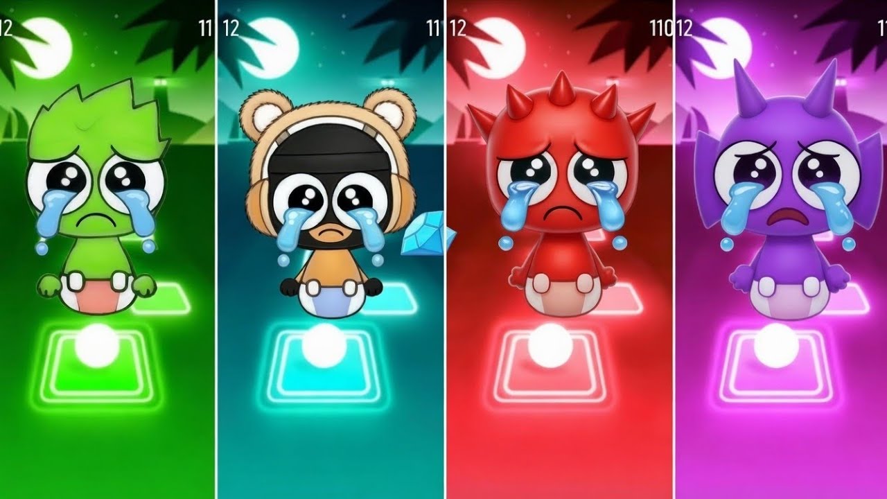 SPRUNKI incredibox | COFFIN dance (COVER) TILES HOP