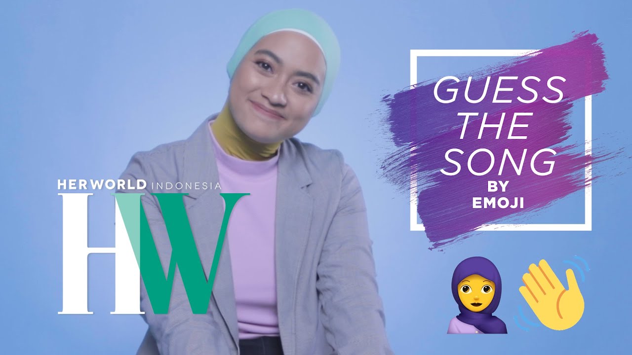 AYUDIA BING SLAMET TEBAK LAGU INDONESIA DENGAN EMOJI