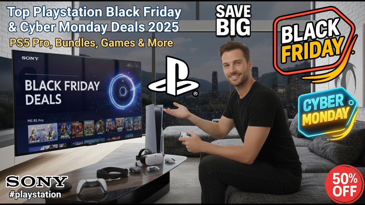 Top PlayStation Black Friday & Cyber Monday Deals 2025 &mdash; PS5 Pro, Bundles, Games & More #playstation