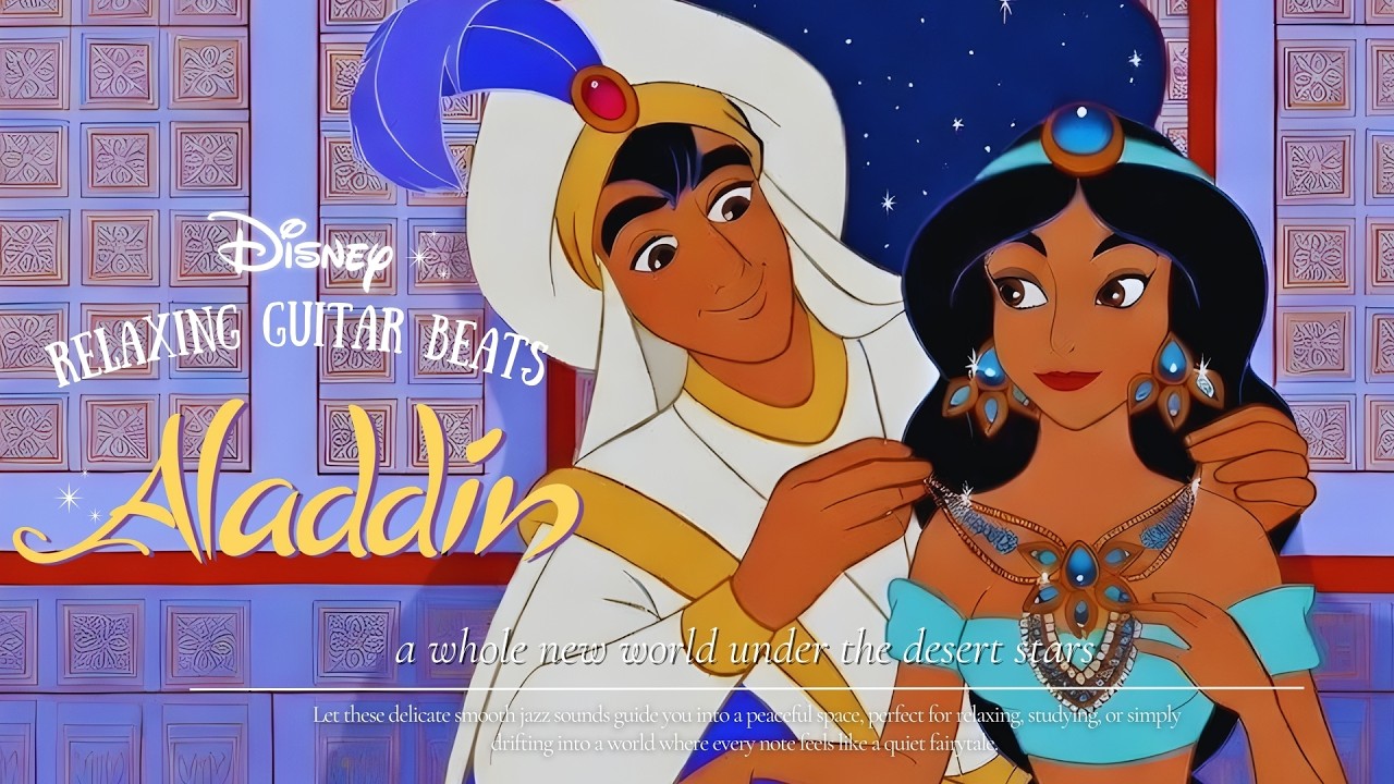 [𝐩𝐥𝐚𝐲𝐥𝐢𝐬𝐭] Timeless Disney Guitar Acoustic with Aladdin✨A Whole New World | Best Disney Songs