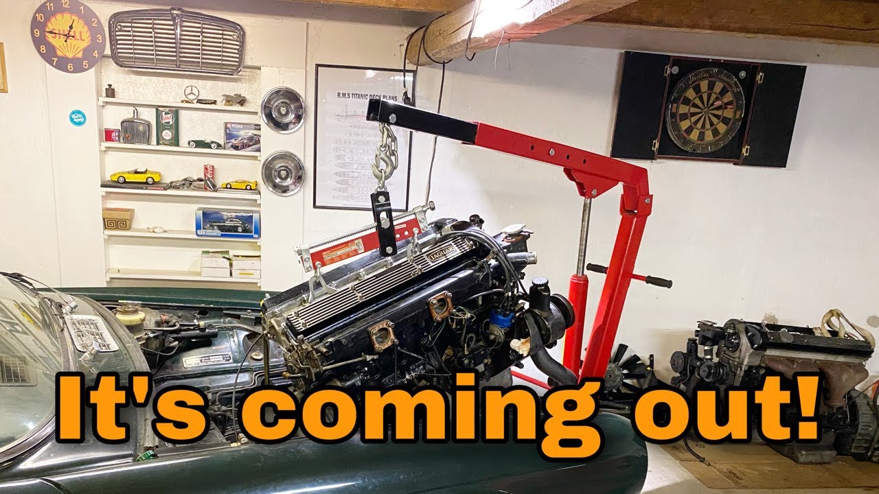 It’s Out Now! - Removing the Broken Engine from My Daily Driven Jaguar XJ6 (Part 2)