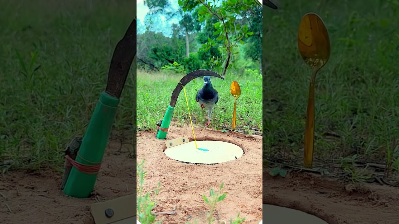 Creative Pigeon Trap You Must See! #shorts #birds #animaltrap