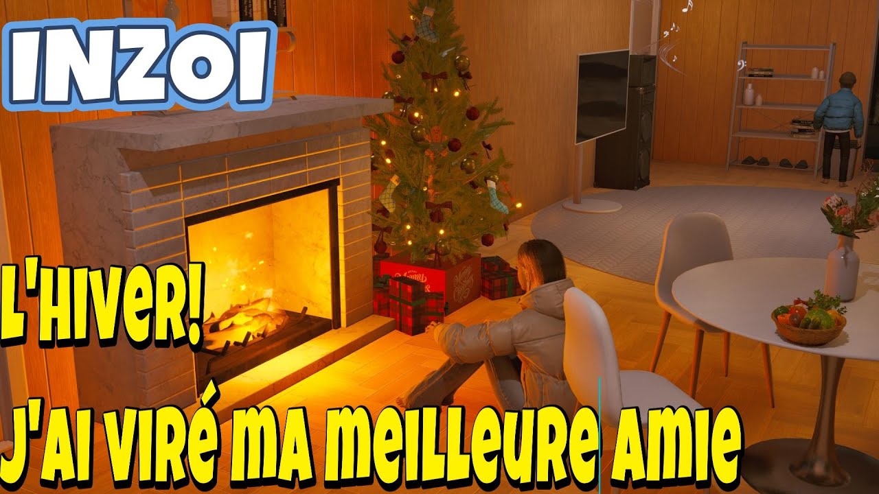 Let's play [INZOI NOEL]  c'est l'hiver!!Plus personne ne veut travailler!! #16