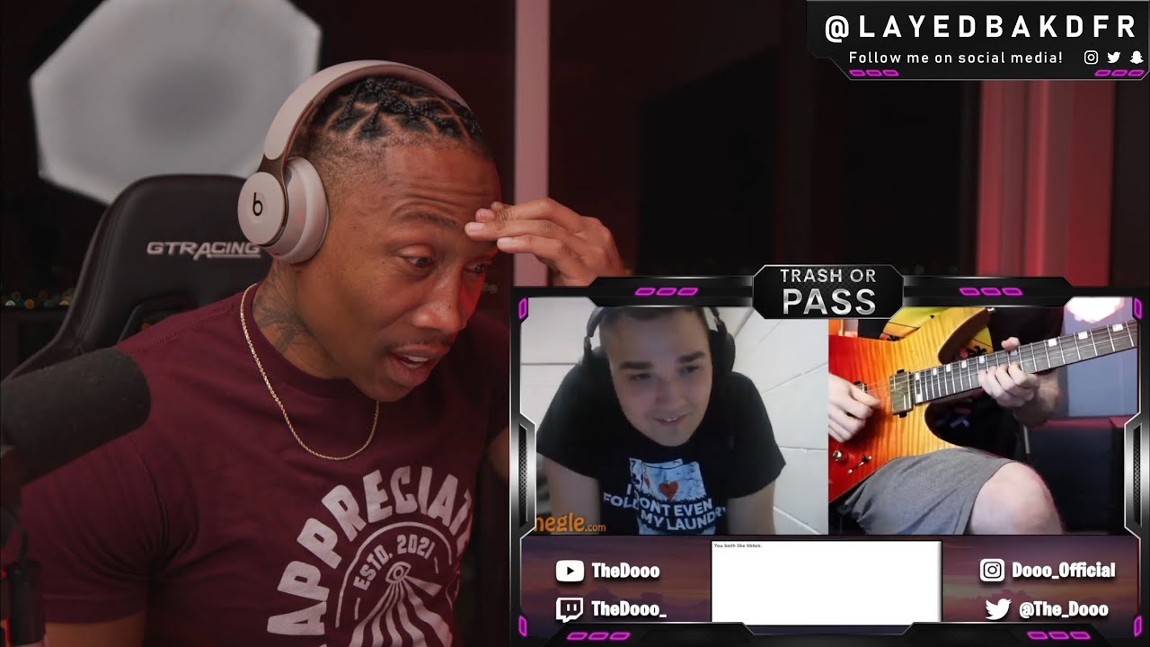 TRASH or PASS! TheDooo ( Guitarist BLOWS MINDS on OMEGLE) [REACTION!!!]