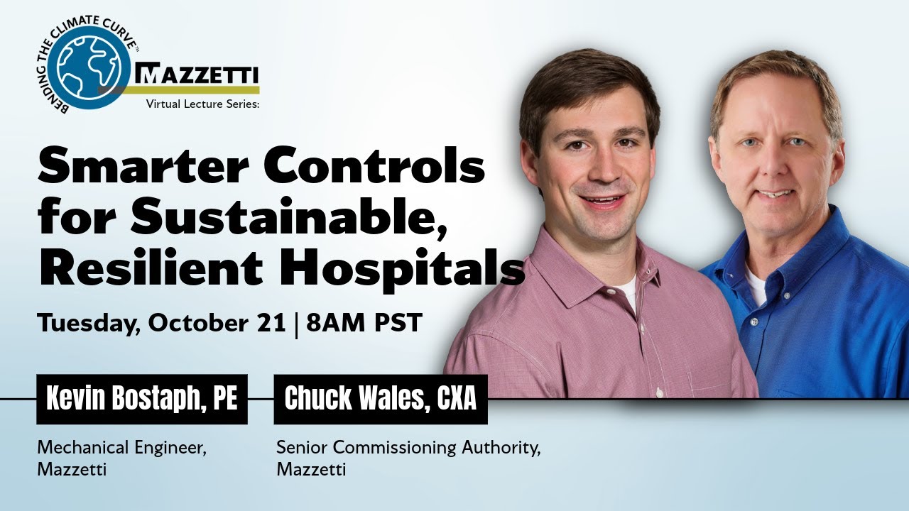 BCC Webinar: Smarter Controls for Sustainable, Resilient Hospitals