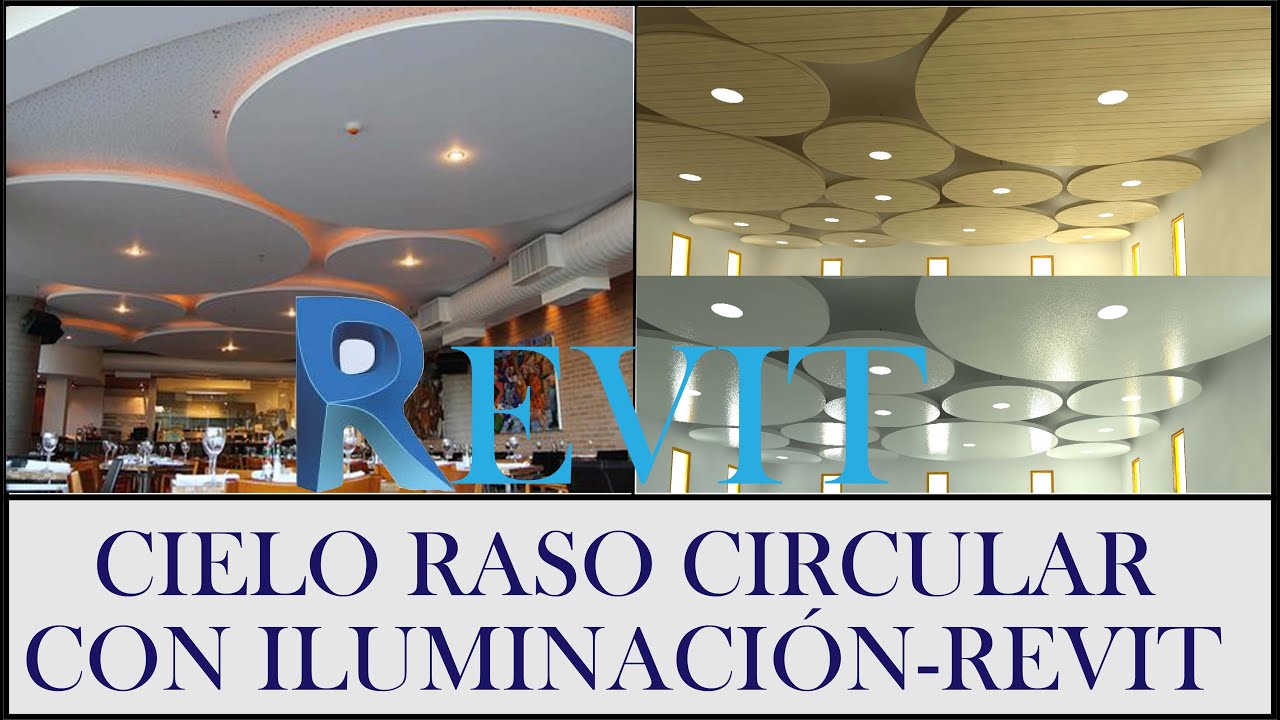 REVIT - CIELO RASO O FALSO TECHO CON ILUMINACIÓN