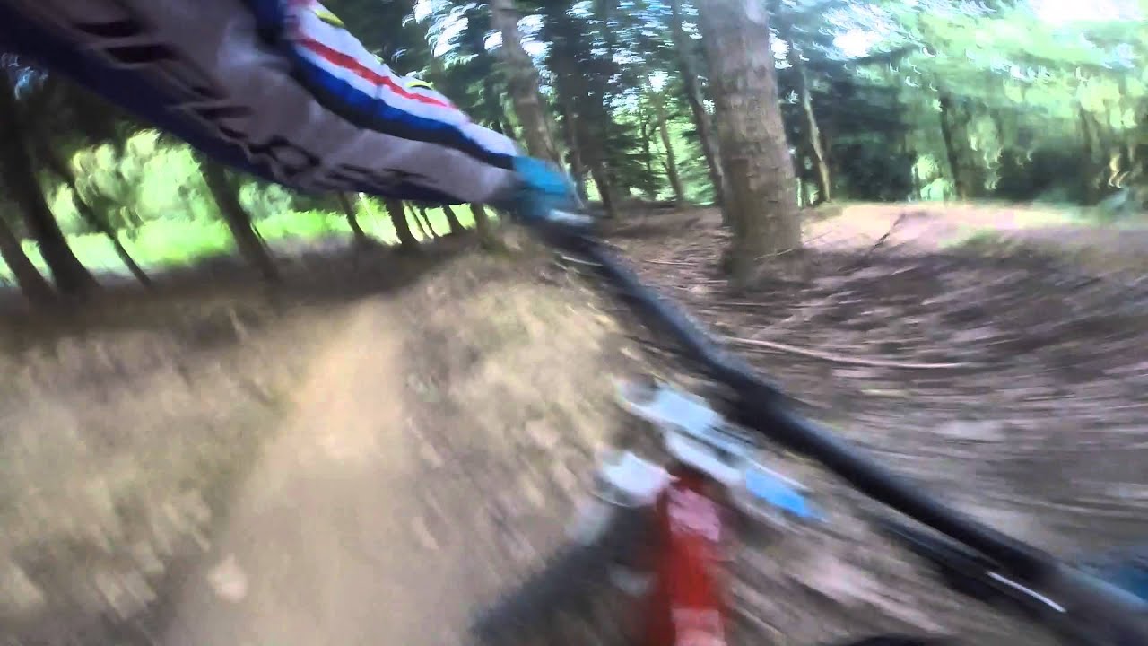 Crash on sheepskin trail Forest of Dean - GOPRO hero 3+