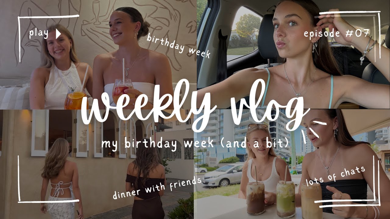 WEEKLY VLOG #006 II 20th birthday, chatty vlog 🎂⭐️🍵🤸