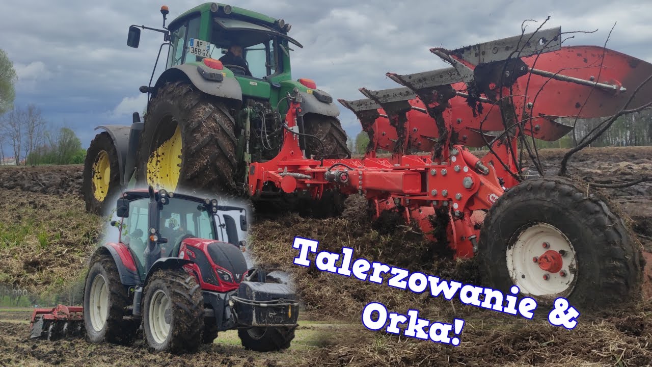 🔥Talerzowanie I Ciężka Orka Ugoru🔥John Deere 7530 & Valtrą N114✔️