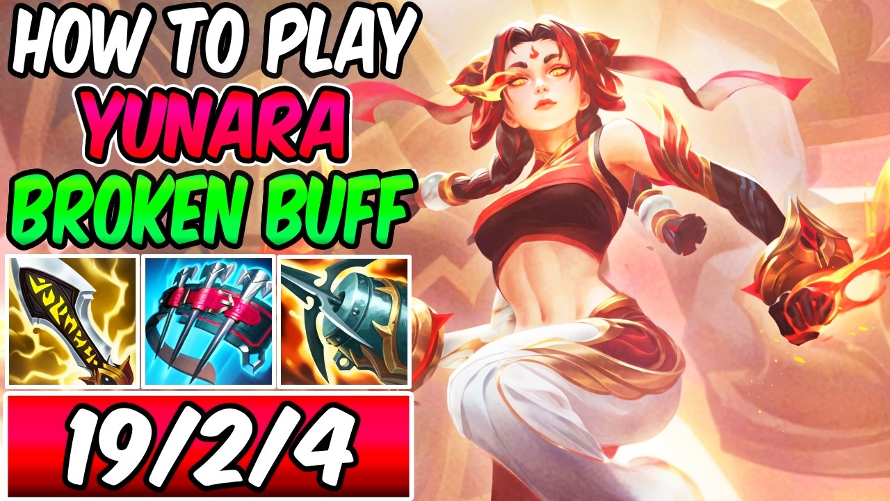 S+ HOW TO PLAY YUNARA ADC & CARRY GUIDE - T1 YUNARA | Best Build & Runes | League of Legends