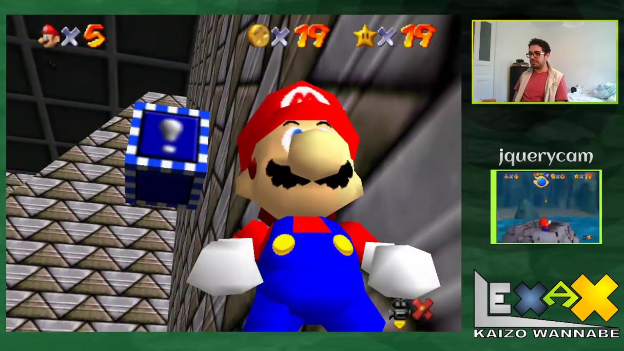 (Speedrun - Not valid) Super Mario 64 Online - 70 stars co-op ft. jquery861- PB 55:58 (09.02.2020)