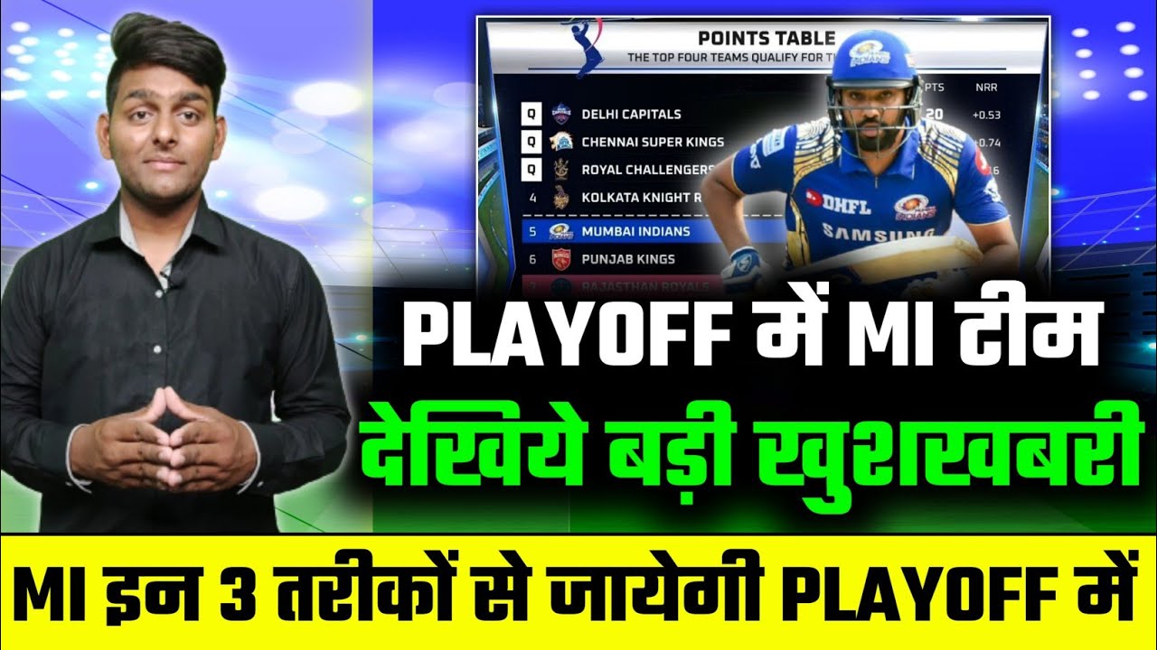 IPL 2021 - Mumbai Indians in Playoffs | MI Playoffs Chances 2021 | IPL 2021 Playoffs Teams