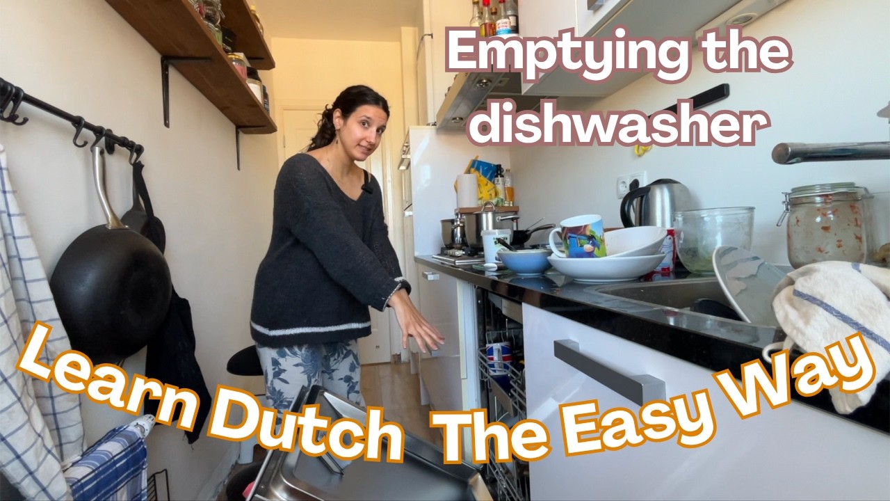 Tidying up the Kitchen - Beginner Dutch Comprehensible Input