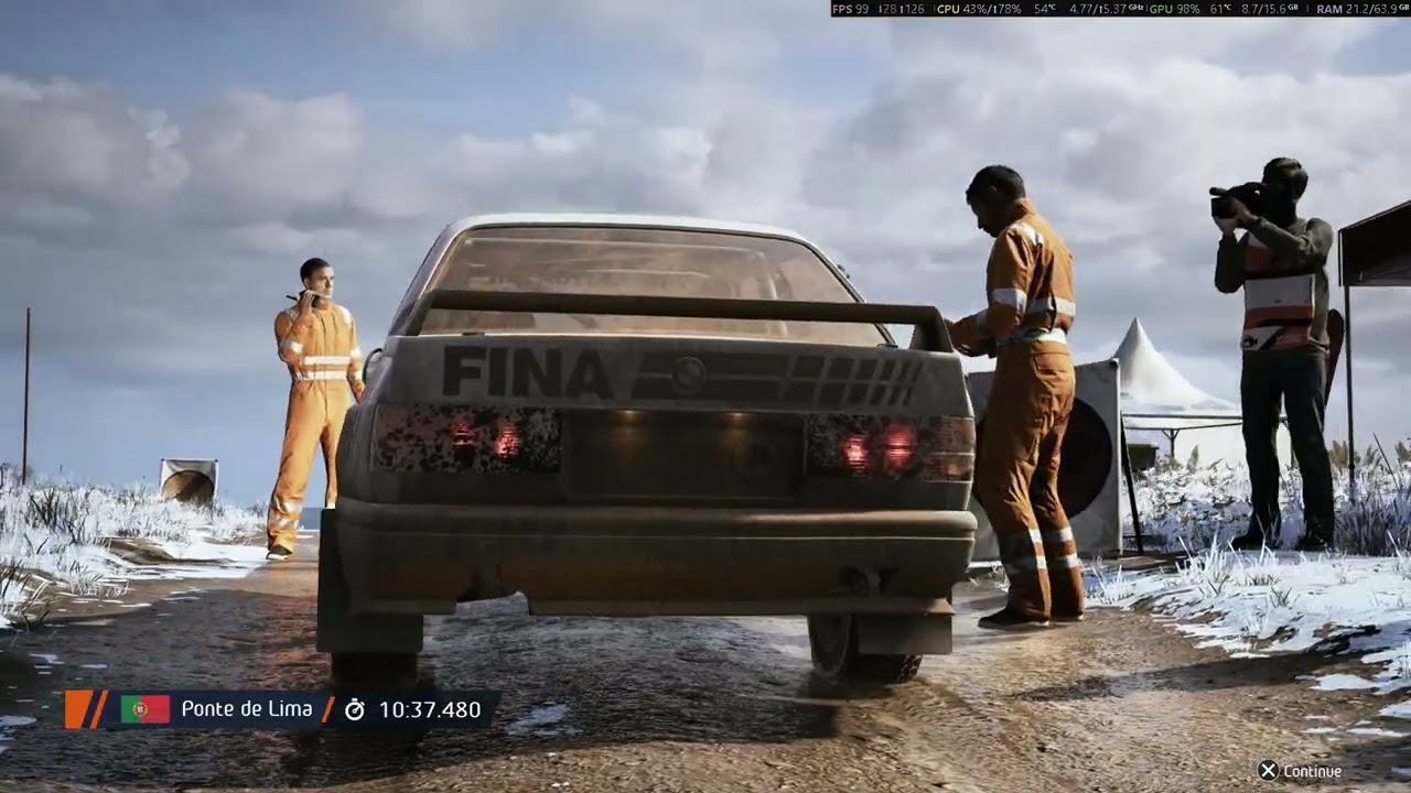 EA WRC BMW M3 E30 Ралли Португалия, режим карьеры, 4 этапа, событие