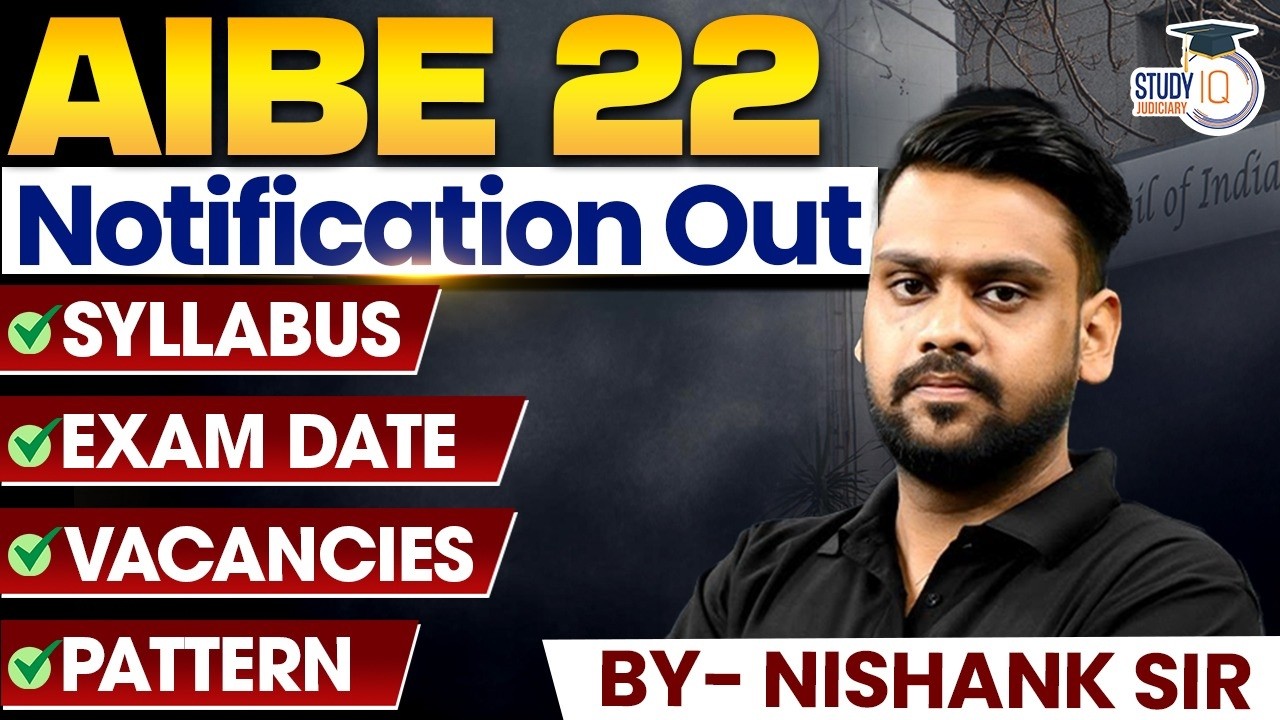 AIBE 22 Exam Notification Out | Complete Preparation Strategy | Nishank Sir