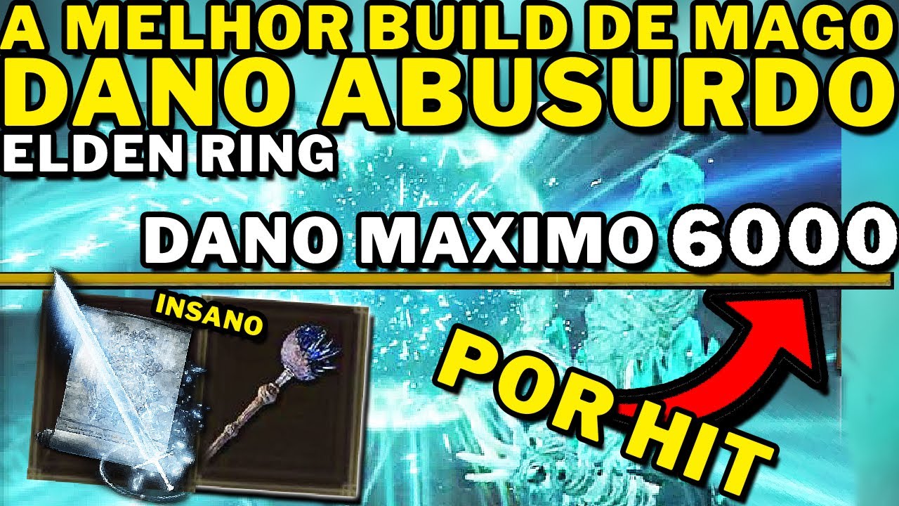 Elden Ring - A MELHOR BUILD DE MAGO (6000 DE DANO POR HIT)!!!!!!!(CONGELAMENTO INSTANTANEO)!!!!!!