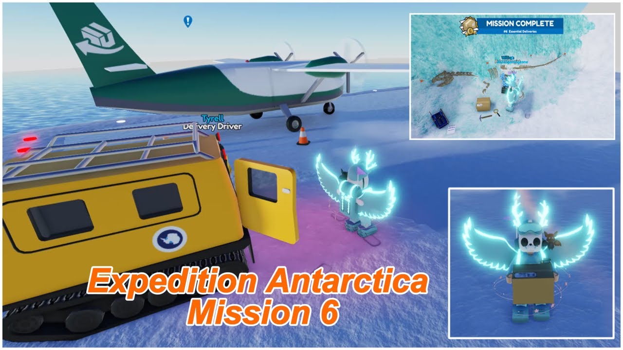 Mission 6 &ndash; Parcel Recovery Guide | Expedition Antarctica Roblox. #roblox #expeditionantarctica