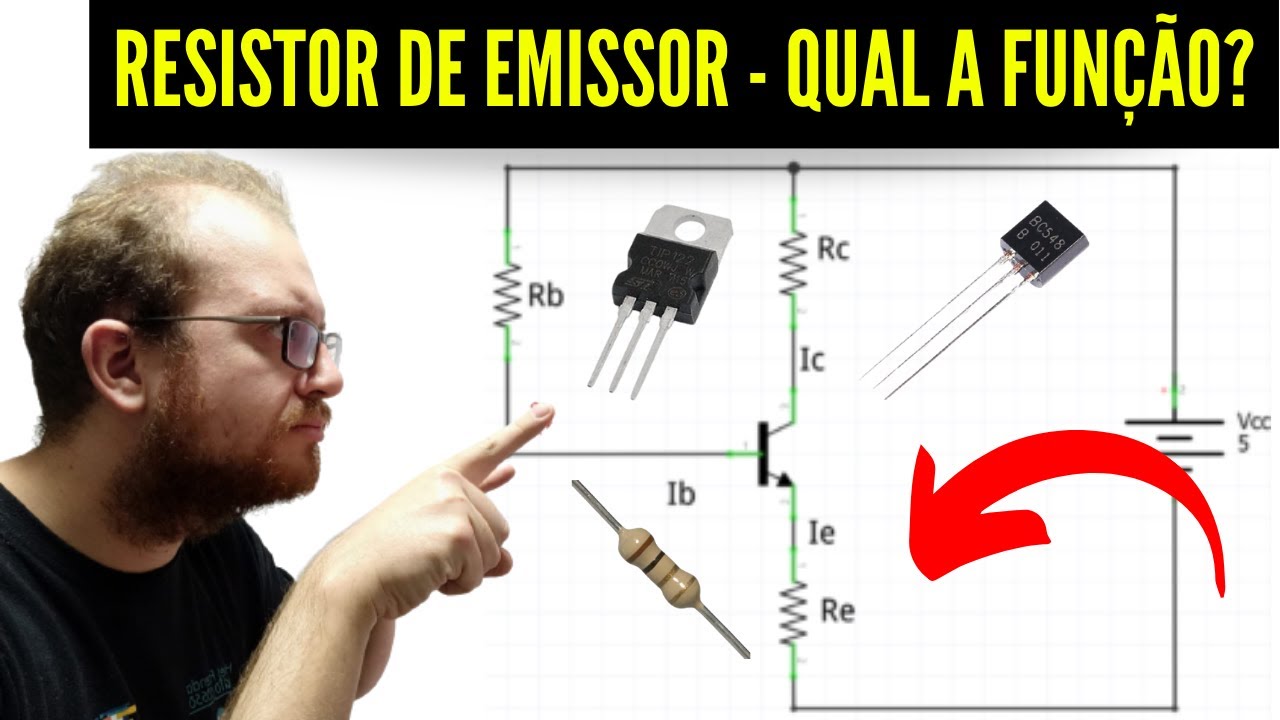 Resistor de Emissor no Transistor Operando como Chave? Qual é a Sua Função? Eletronica Facil