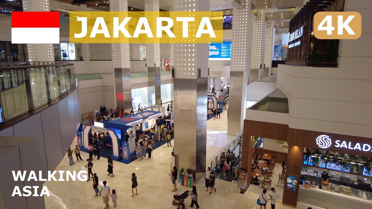 🇮🇩 Jakarta, Indonesia: Trip from Taman Rasuna Apartments to the Mall of Indonesia - 4K