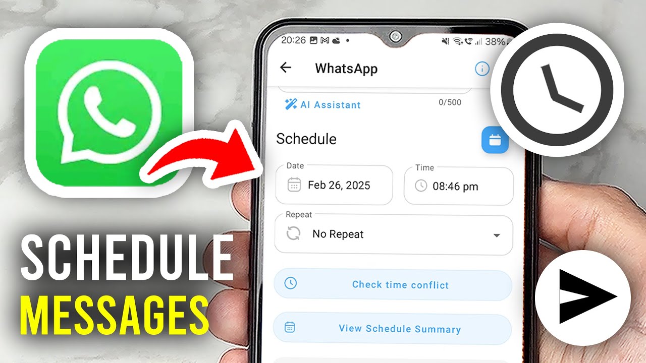 How To Schedule WhatsApp Messages In Android - Full Guide