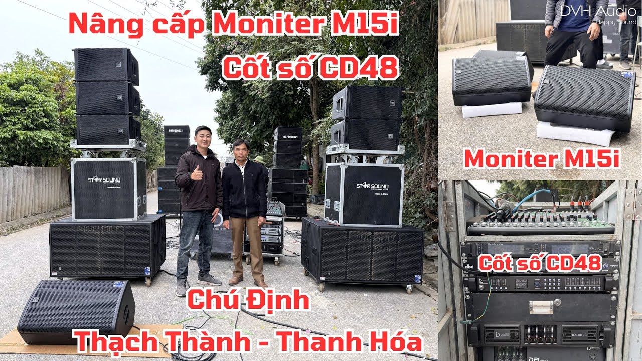 Nâng cấp loa DB M15i mới làm kiểm âm , chú Định ( Thạch Thành - Thanh Hoá ) TH DVH Audio 0363553277