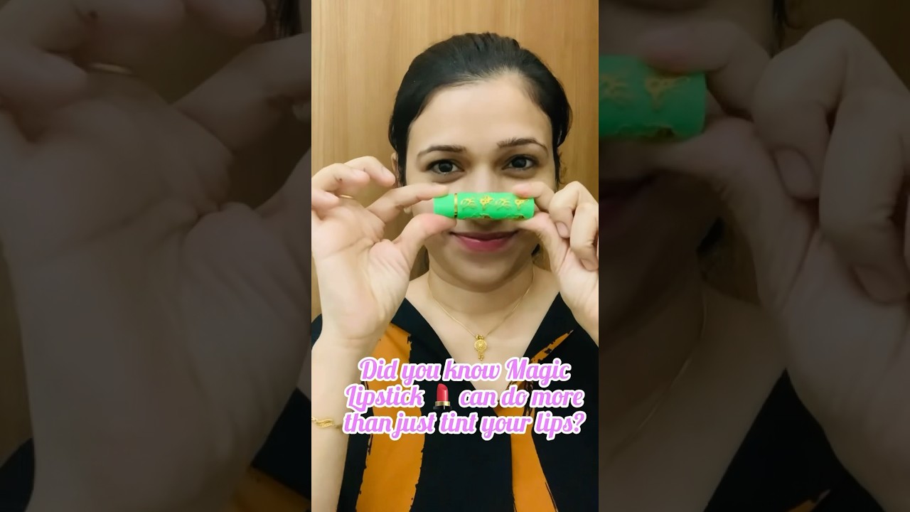 Magic Lipstick 💄 Hack : 1 Product,3 Uses | #lipstick #hima #lipsticklover #viralvideo