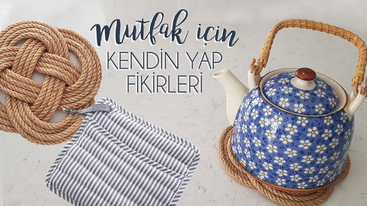 Nihale ve Fırın Tepsisi Tutacağı Nasıl Yapılır? ~  Kendin Yap / DIY
