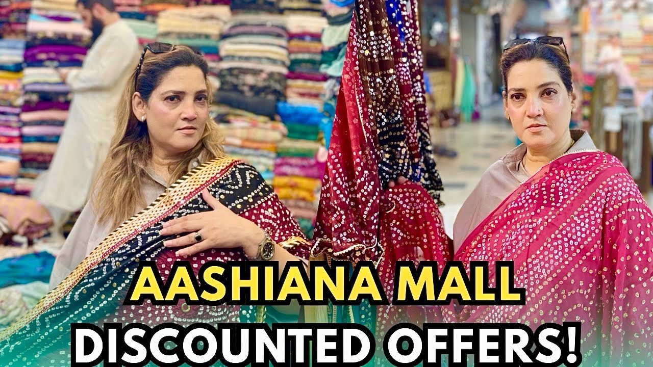 Aashiana Mall Collection | Gajji Silk & Ajrak Dupattas at Discounted Prices! | Shazia Ki Life