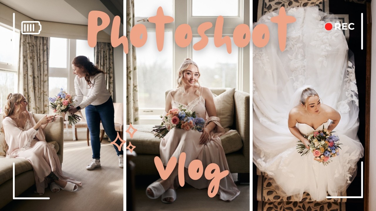 What I Created for This Bridal Photoshoot | Floristry Behind the Scenes
