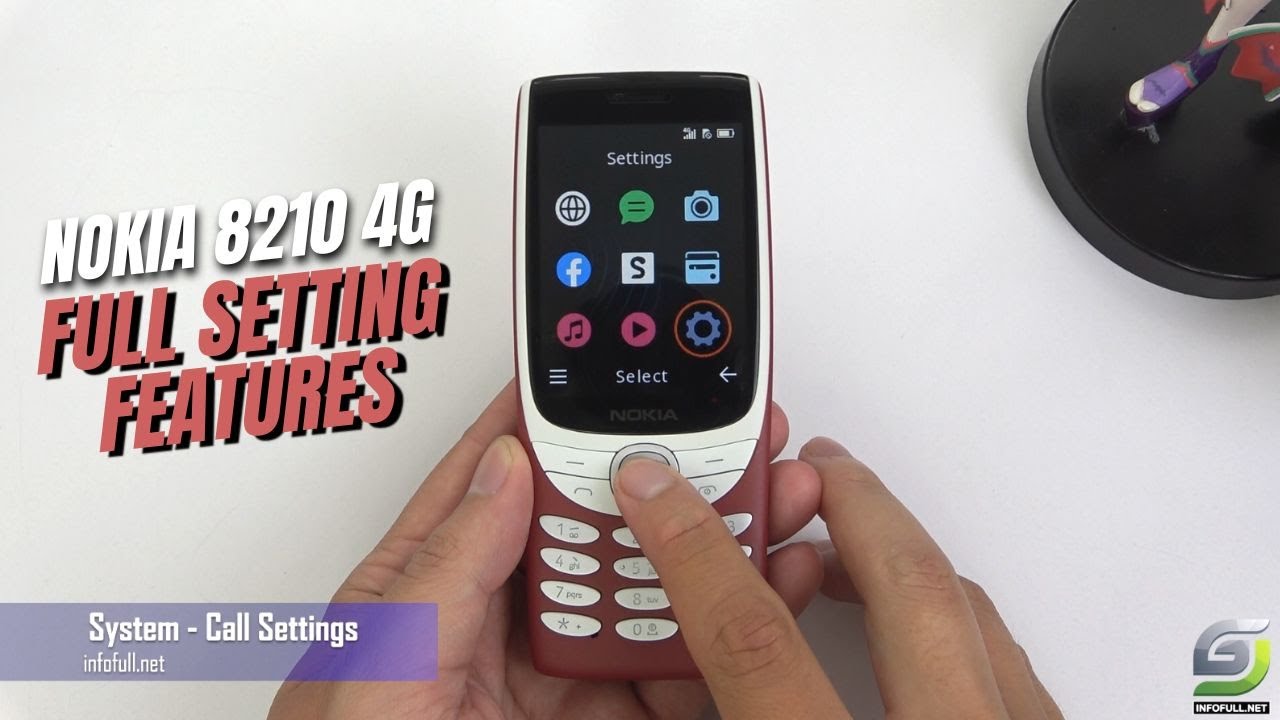 Nokia 8210 4G test Full Setting