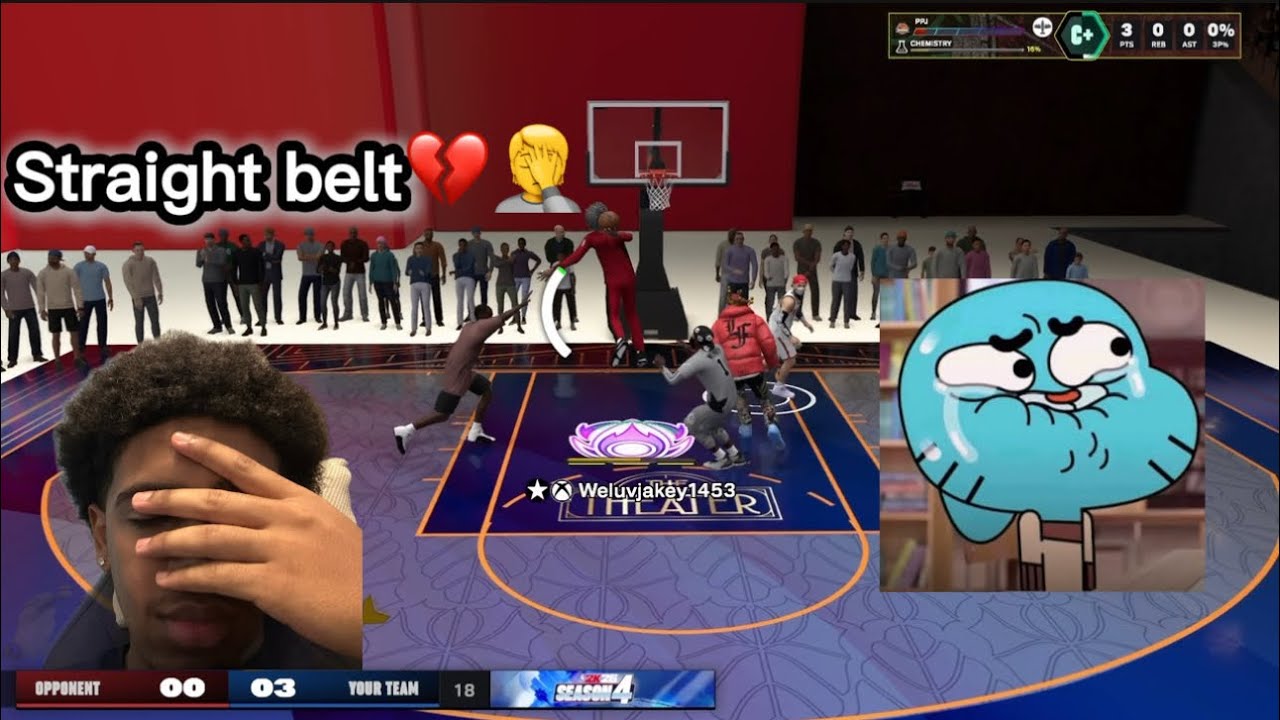 NBA2K26 giving straight belt in Theatre 
