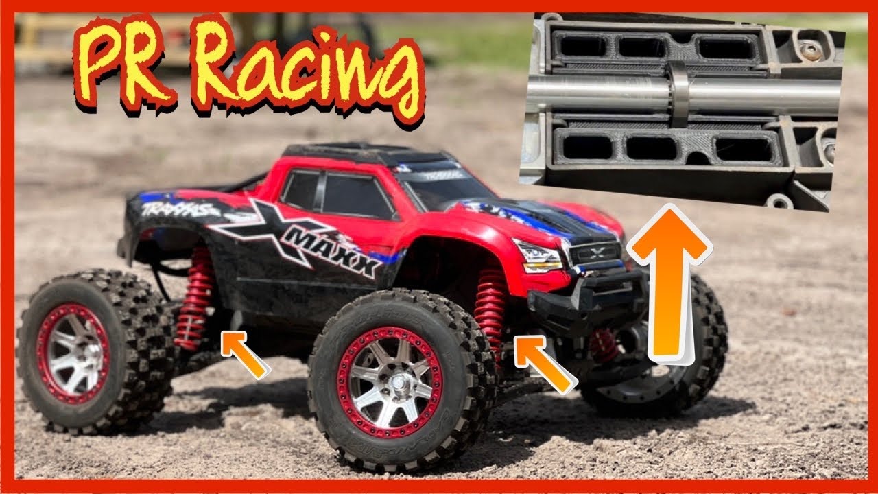 PR Racing Xmaxx Split Center Shaft and 1.75 and 1.65 Springs