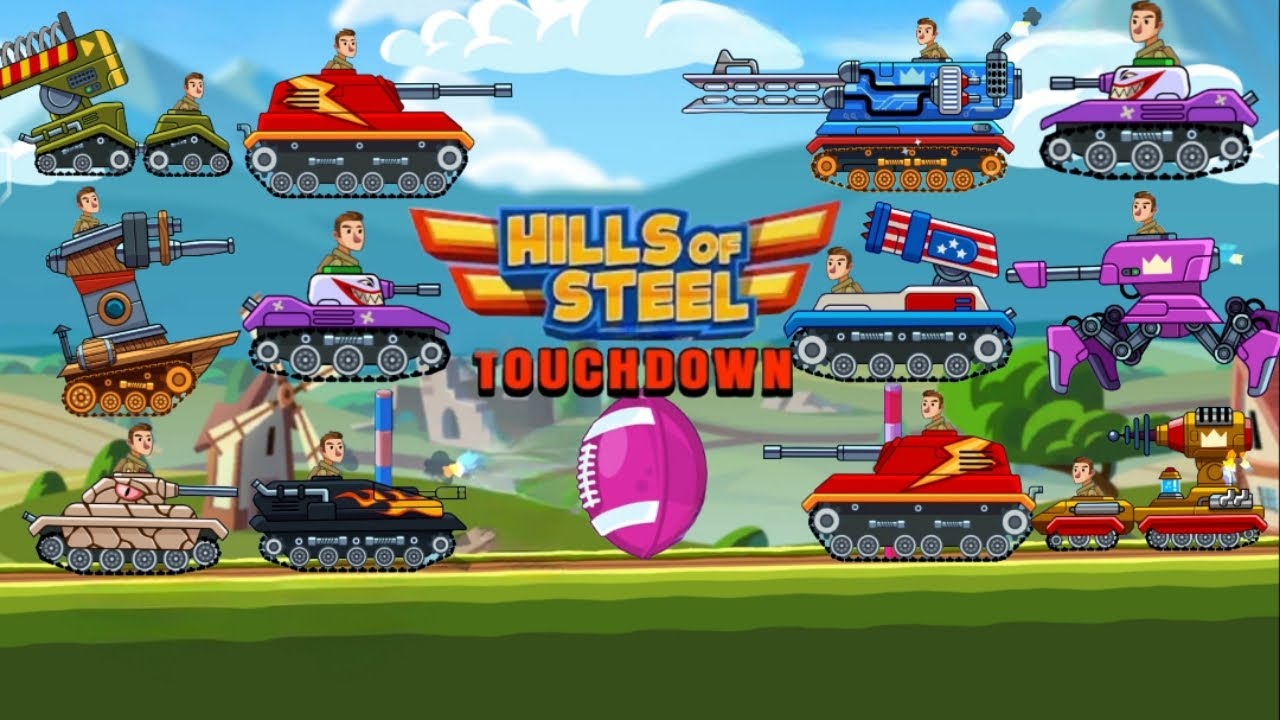 Hills of Steel (💀🎮New Enent start)#6 tanks power 💪and goals the ball touch down 💯💯💀💀killer gameplay 