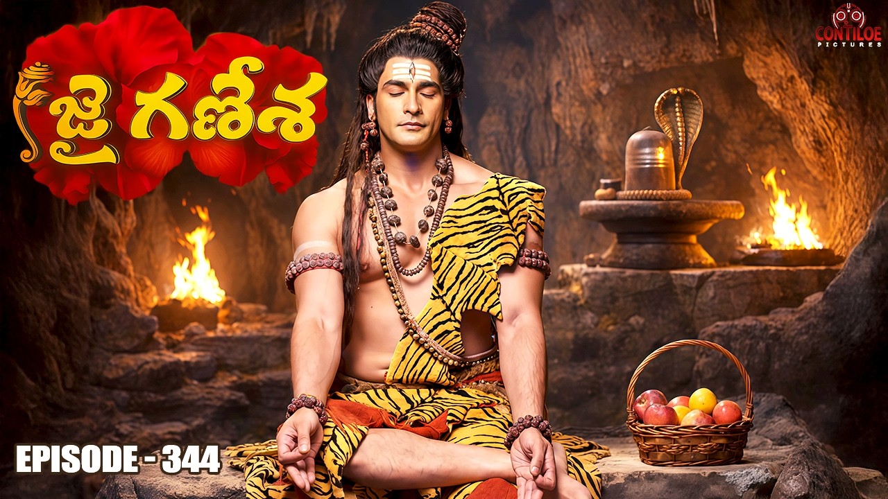 Jai Ganesha Episode No 344 | మహాదేవ్ కోపం | Contiloe Studios Telugu #jaiganesha