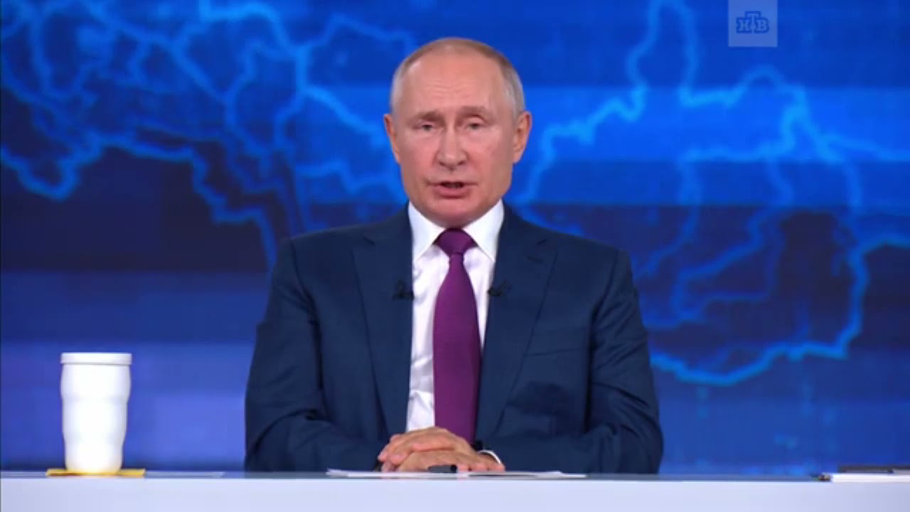Прямая линия 2021  В В  Путин о мусорной реформе