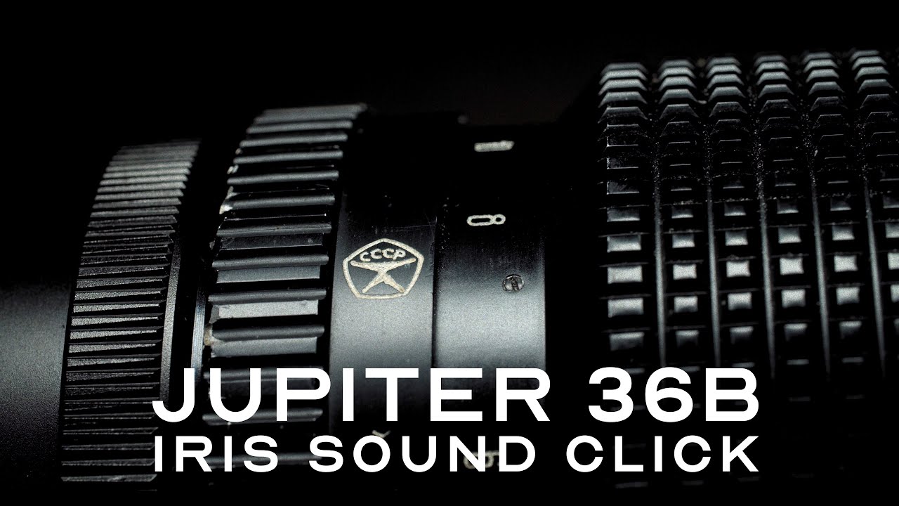 Jupiter 36B Iris Click Sound / Blackmagic Pocket Cinema Camera 4k