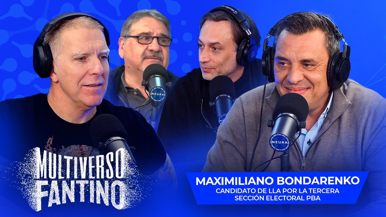 Maximiliano Bondarenko (candidato de LLA) en Multiverso Fantino - 02/09
