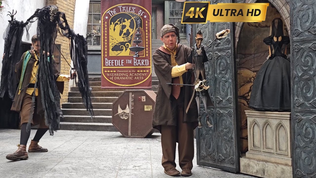Сказки барда Бидля (полное шоу в 4K) Universal Studios Florida — 22 ДЕКАБРЯ 2023 г.