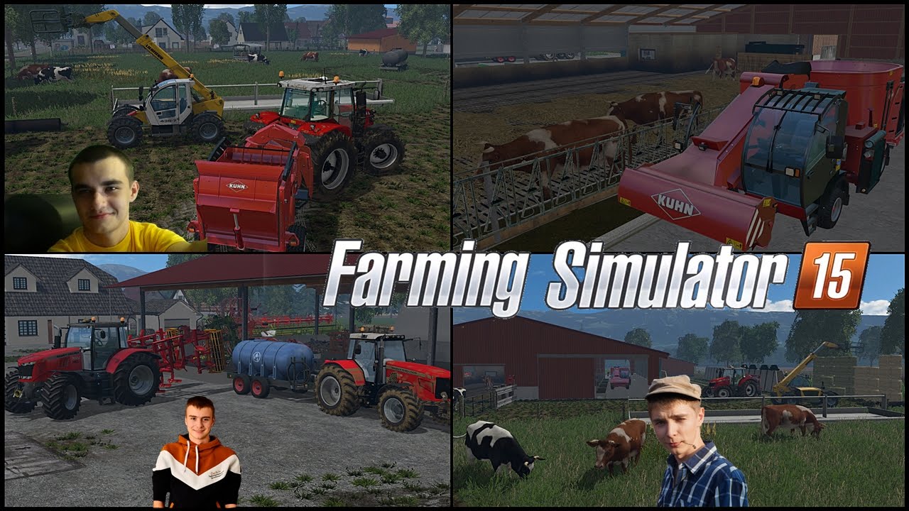 Let's Play Farming Simulator 2015 #70  Gruberowanko i oprzątanko z chłoposzkami :D