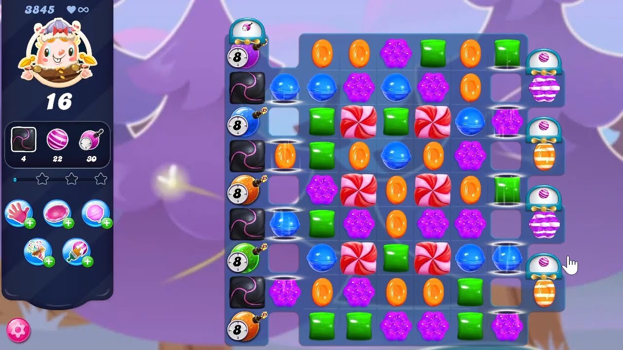 Candy Crush Saga LEVEL 3845 NO BOOSTERS