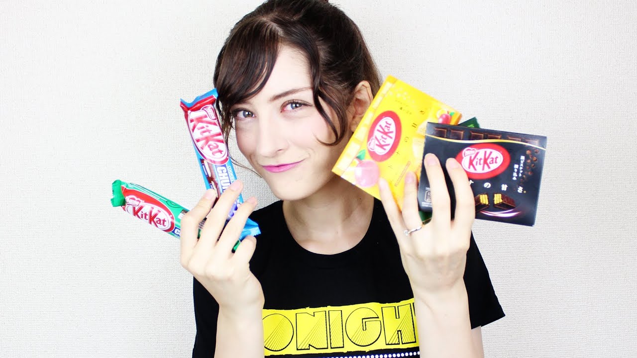 Japanese Kit Kats! 日本のキットカットVS外国のキットカット！
