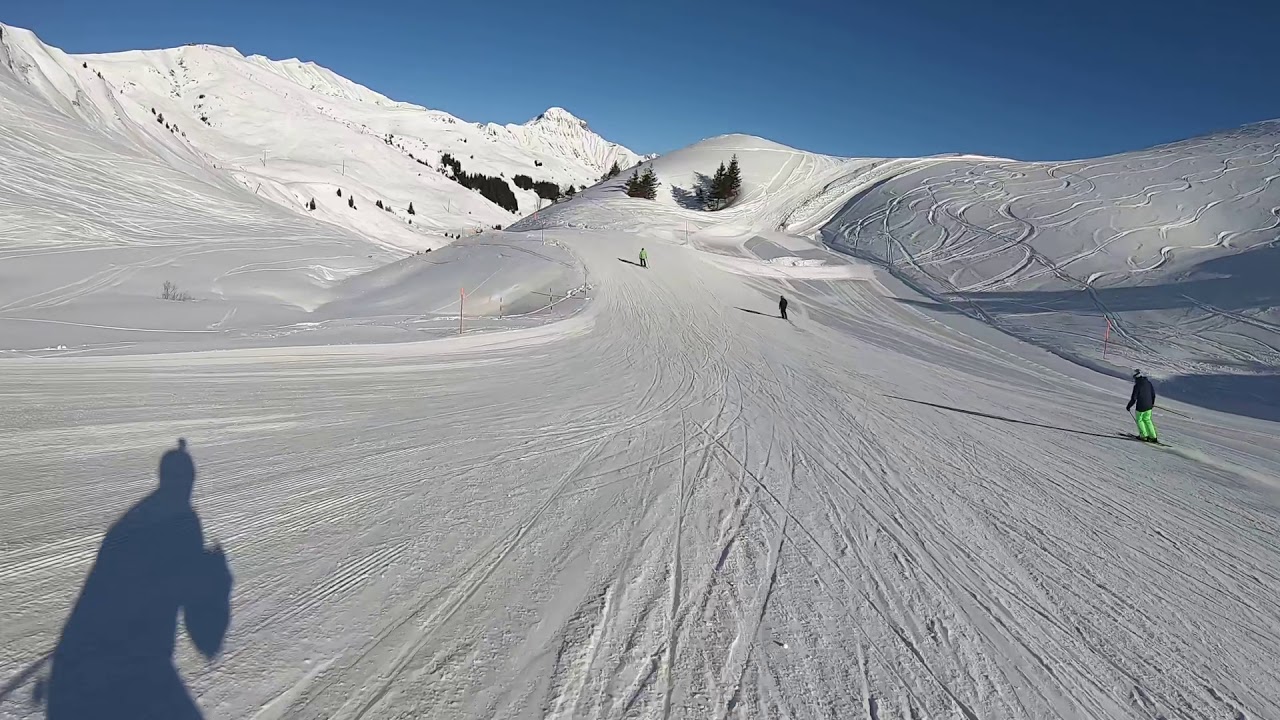 Adelboden: from Metschstand to Geils slope / piste 45