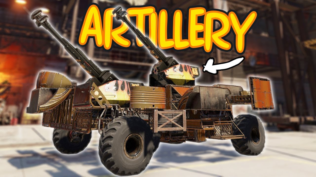 It's raining ARTILLERY - Crossout clan wars