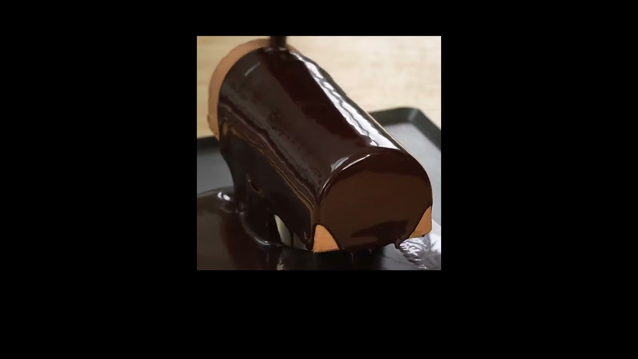 Gla&ccedil;age miroir chocolat ultra brillant
