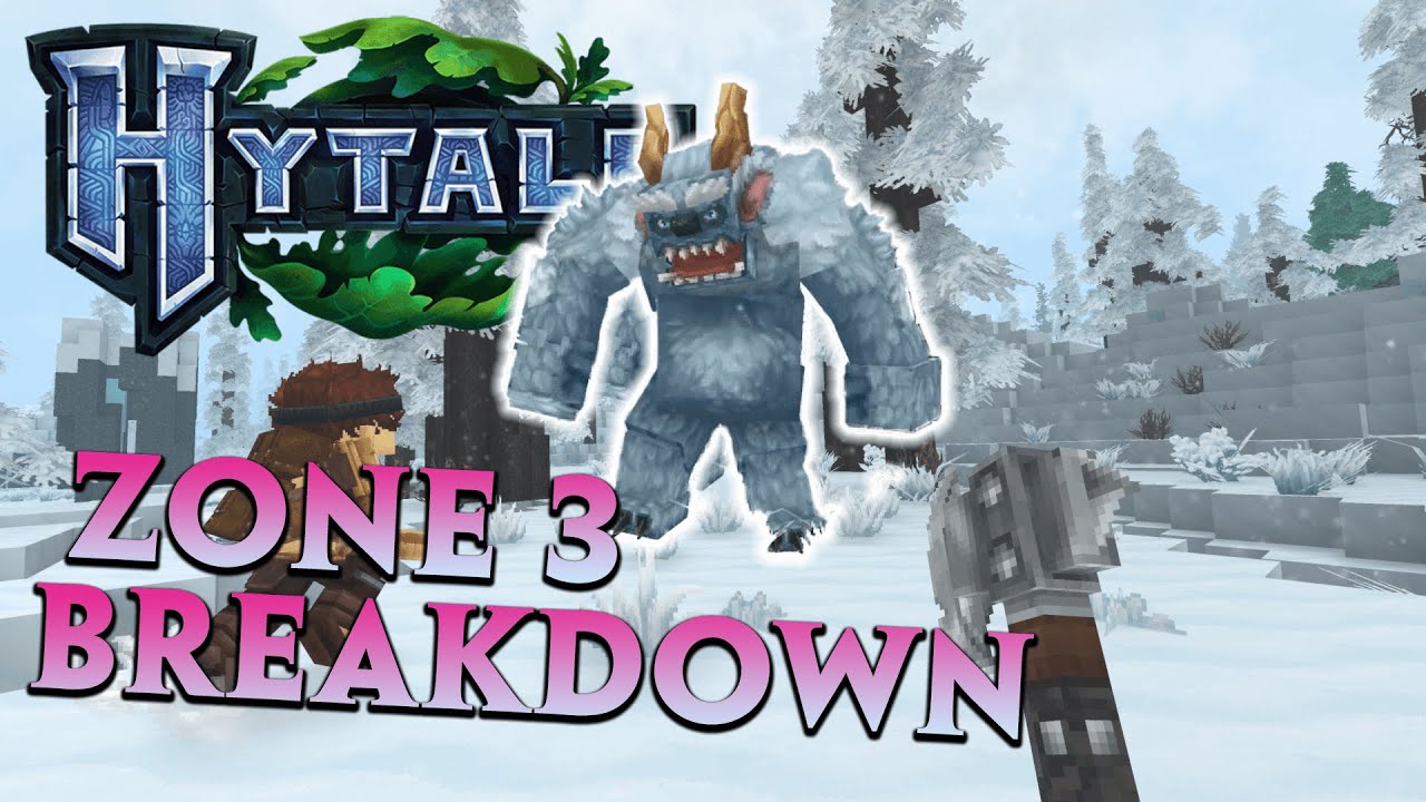 HYTALE Zone 3 Breakdown || Mobs, prefabs and more!!