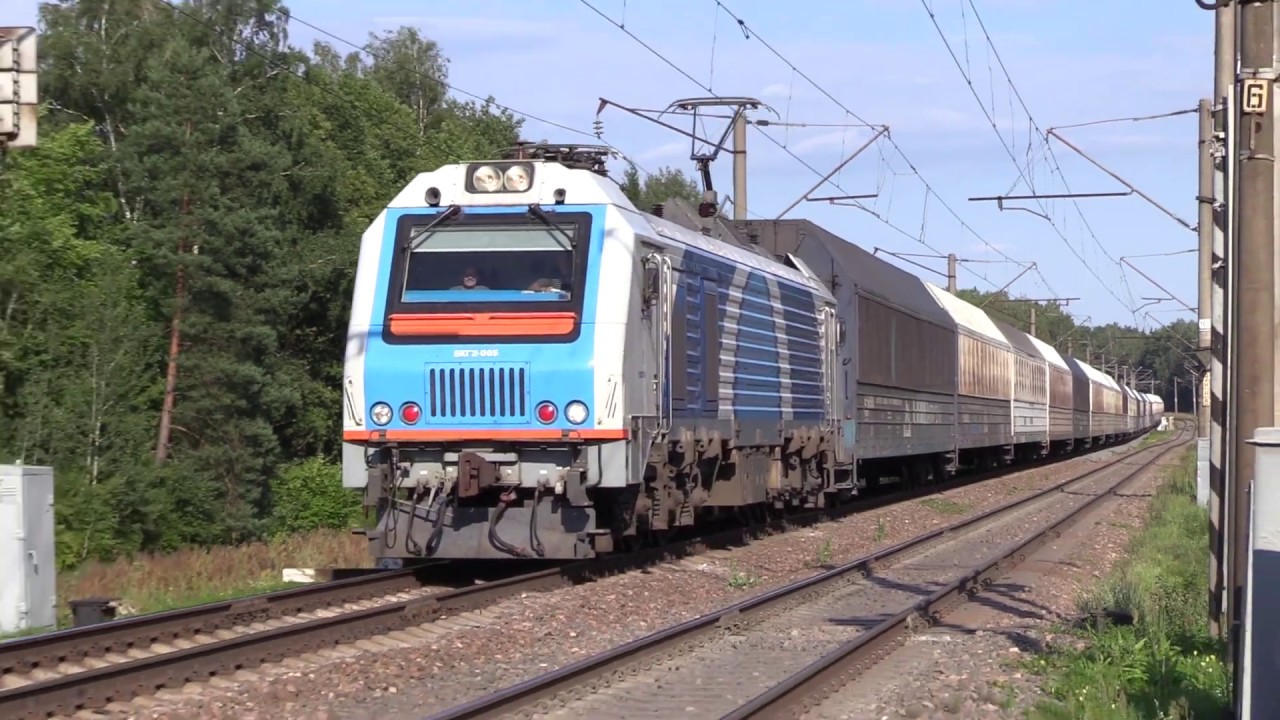 Электровоз БКГ2-005 на участке о.п. Бережок-Крупки / BKG2-005 between Berezhok-Krupki
