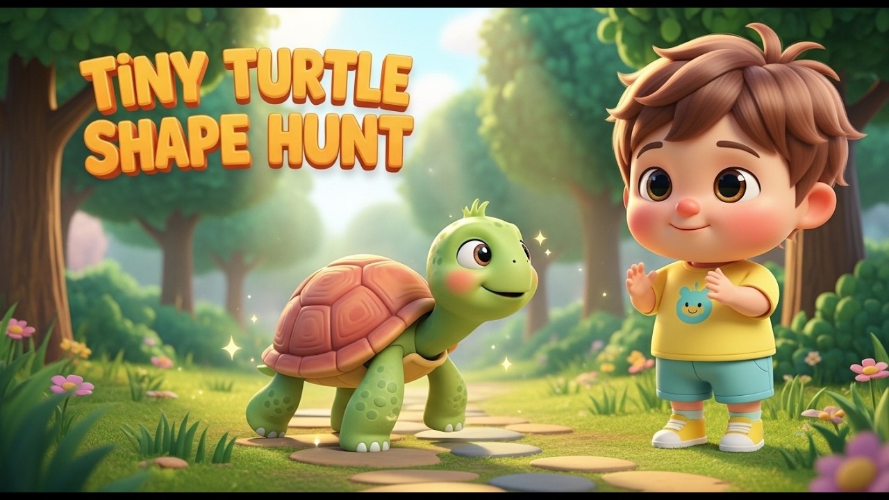 Tiny Turtle Shape Hunt – Nursery Rhyme, Ocean Fun, and Toddler Learning
