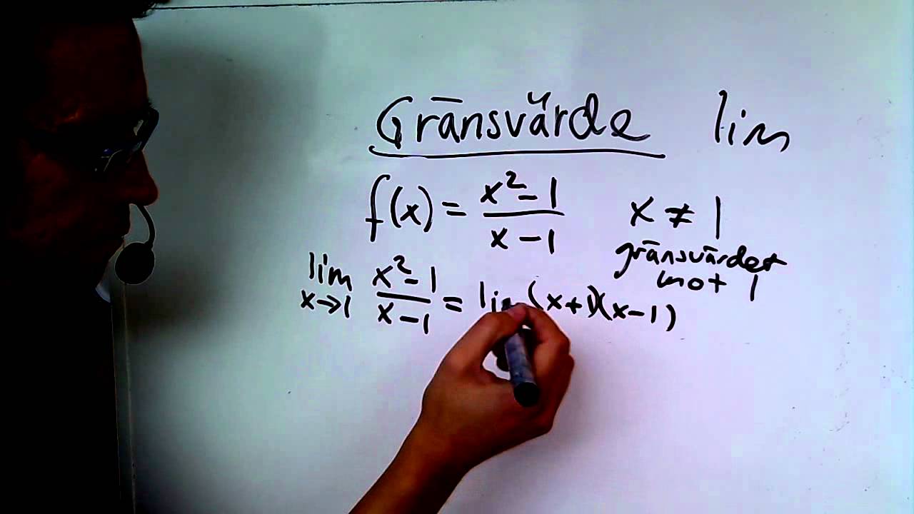 Matematik 3c gränsvärde
